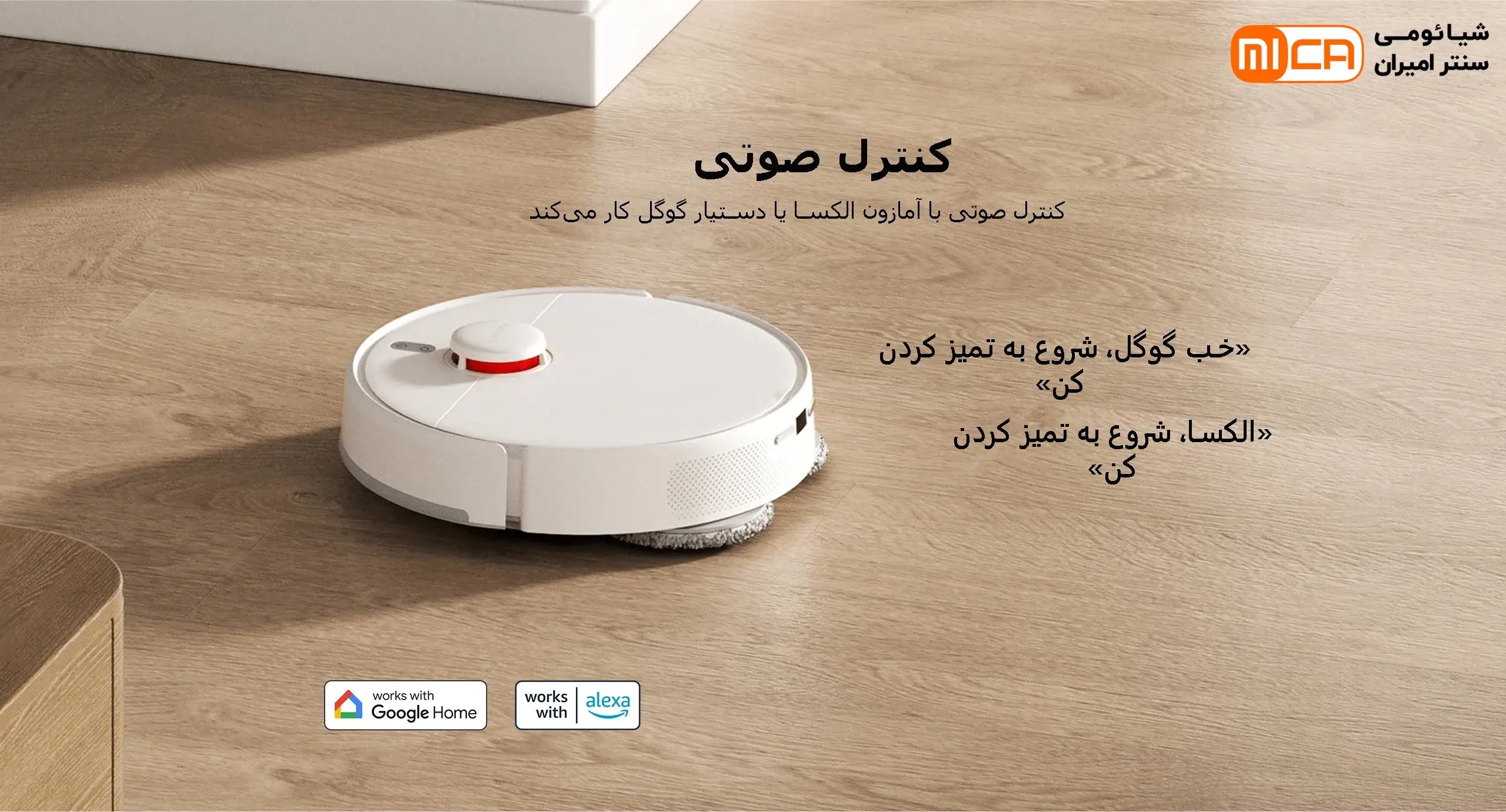 کنترل صوتی
گوگل 
الکسا